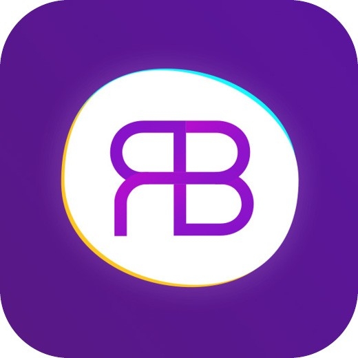 RheumaBuddy in purple lettering in a white circle against a purple background